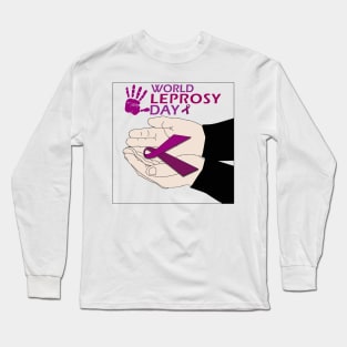 World Leprosy Day Symbolic Creation Long Sleeve T-Shirt